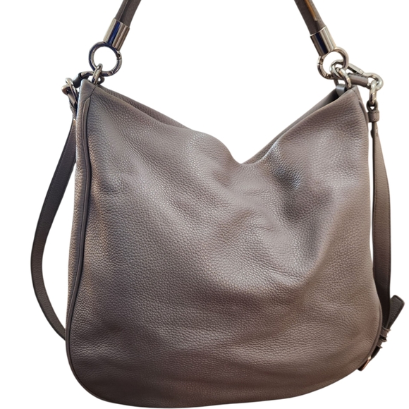 Marc By Marc Jacobs Light Gray Hobo Bag Pre-Loved - Picture 2 of 11